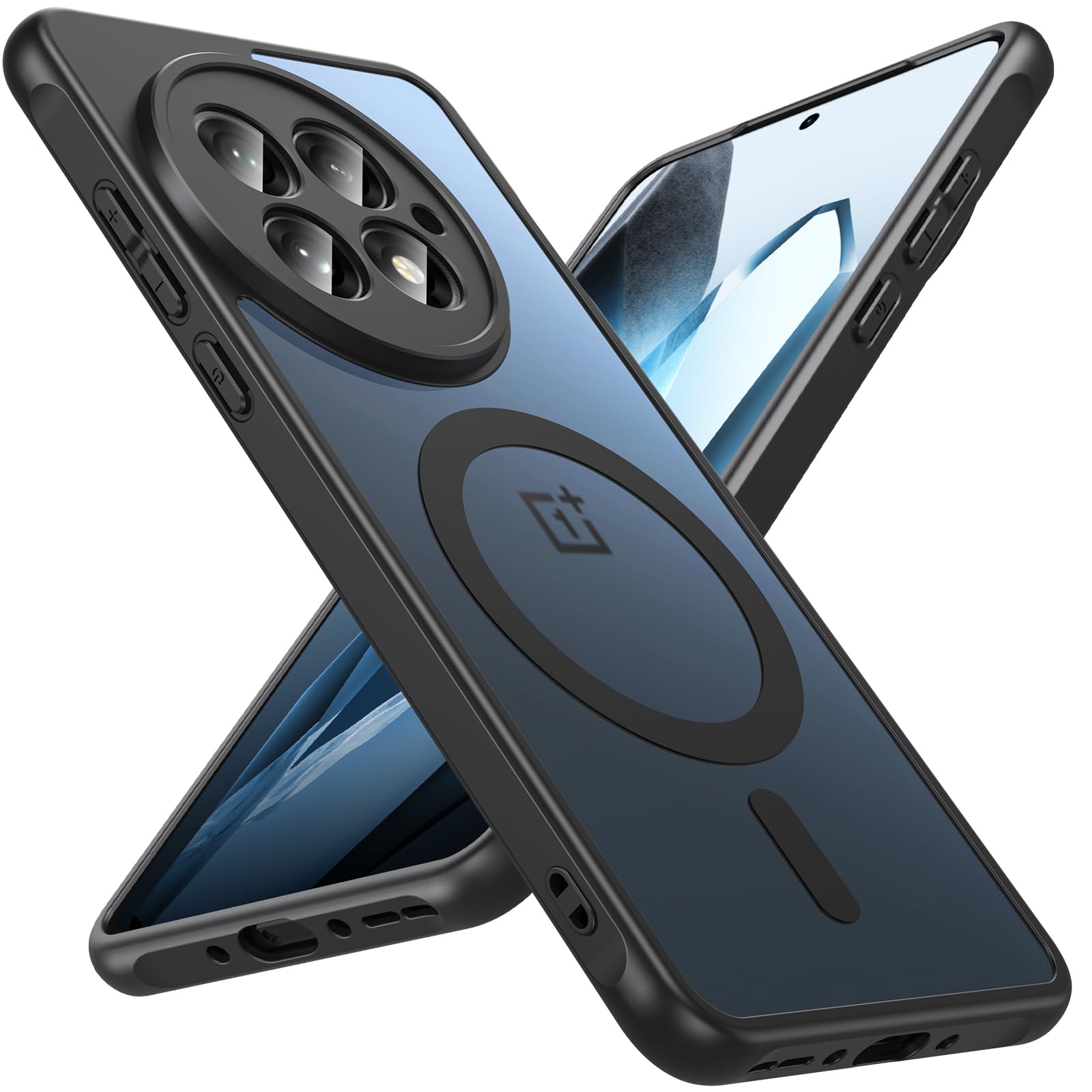Magnetic for OnePlus 13 Case [Compatible with MagSafe] Translucent